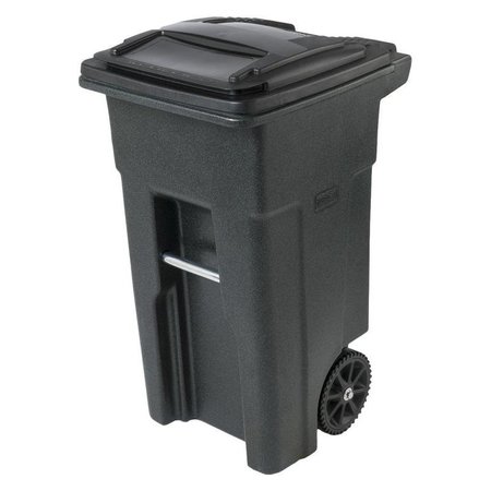 Toter EVR II Trash Can, 32 gal Capacity, Polyethylene, Greenstone, Lid Closure 79232